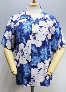 SunSurf (サンサーフ) ALOHA SHIRT “HIBISCUS BLOOM” / アロハシャツ ハイビスカスブルーム SS37457 未使用品 ブルー size L