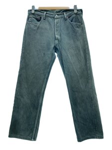 Levi’s◆90s/501/USA製/ボトム/34/コットン/GRY/501-0651/染あり/革パッチ無し