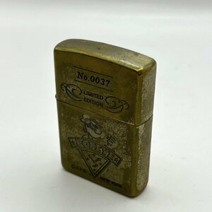 1円～/ZIPPO/ジッポー/POPEYE/No.0037/ゴールドカラー/1997年製/ライター/煙草/喫煙具/喫煙グッズ/コレクション/ジャンク/K043