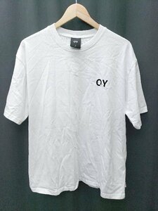 ◇ OY オーワイ クマ 半袖 プリント Tシャツ カットソー サイズ1 ホワイト レディース P