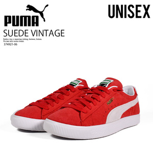 ■新品■PUMA/プーマ■SUEDE VINTAGE スウェード ヴィンテージ■24.0cm■レッド レディース スニーカー スエード■374921