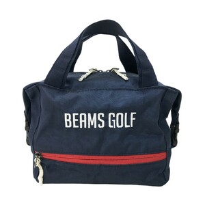 【1円】BEAMS GOLF ビームスゴルフ 保冷付き カートバッグ ネイビー系 [240101283737]