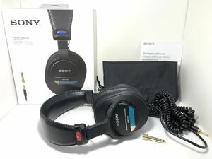 #1【極美品・元箱】SONY ソニー MDR-7506 モニターヘッドホン