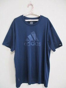 ●　adidas　アディダス　● 　スポーツ半袖Tシャツ　■　XO　ネイビー（40426）