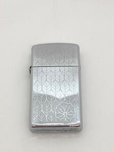 ZIPPO ジッポー ライター シルバー　リーフ　葉　葉っぱ オイル オイルライター 喫煙具