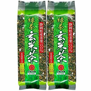 お茶の丸幸 静岡県産茶葉使用 緑茶玄米茶 300g×2個