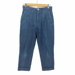 upper hights(アッパーハイツ) タック テーパード デニム パンツ ジーンズ レディース U 中古 古着 0712