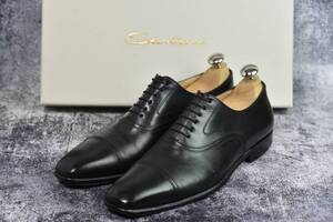 サントーニ　ストレートチップ　サイズ5.5 (24.0cm程度)　ブラック　SANTONI