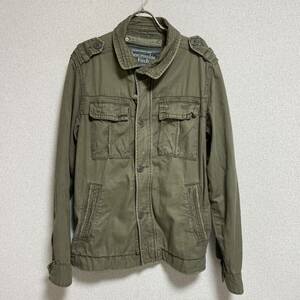 Abercrombie & Fitch アバクロンビー アンド フィッチ アバクロ ミリタリージャケット センチネル ブルゾン カーキ メンズ サイズM ＊58