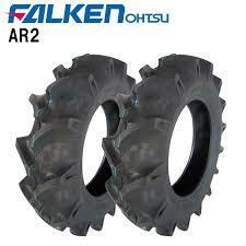 即決　送料無料　5.00-12　2PLY　タイヤ　２本　1セット　新品　500-12　2プライ　FALKEN　AR-2　ファルケン