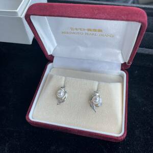 MIKIMOTO パール イヤリング 真珠 アクセサリー　アコヤ真珠