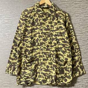 A BATHING APE BAPE 90s 00s シャモアクロスシャツ 長袖カモフラ ビンテージ ARMY L.L.BEAN 古着 ユーズド ストリート L 初期 アーカイブ