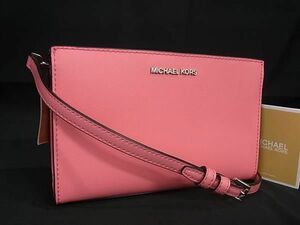 ■新品■未使用■ MICHAEL KORS マイケルコース PVC ショルダーバッグ クロスボディ レディース ピンク系 BJ2007