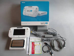 ★☆ 任天堂 WiiU 本体一式 8GB ベーシックセット BASIC SET shiro シロ 備品完備 HDD内蔵 ソフト40本 Nintendo Wii U 送料無料 匿名 ☆★