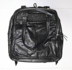 新品 本物 KMRii レザー リュック トート バッグ Leather Tote Backpack 2002-BG01 F ケムリ 7142