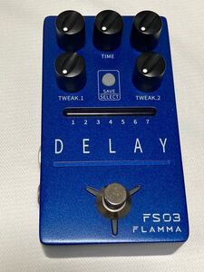 FLAMMA フランマ　FS03 DELAY ディレイ エフェクター