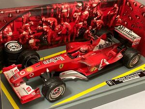 マテル 1/18 フェラーリ F2003 ミハエル シューマッハ ワールドチャンピオン マルボロ ウェザリング 仕様 HotWheels Ferrari マルボロ仕様