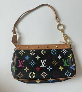 美品　ルイヴィトン LOUIS VUITTON ポシェットアクセソワール マルチカラー 