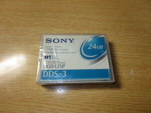 新品最落無　ソニー　DATA　CARTRIDGE　24GB　DGD125P　日本製