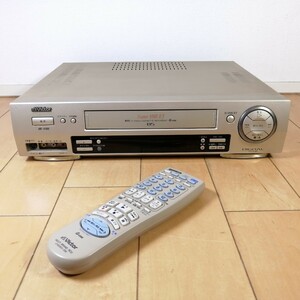 美品!!　動作確認済!!　Victor　ビクター　BS内蔵　S-VHS対応　ビデオカセットレコーダー　HR-V100