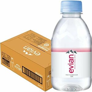 Evian(エビアン) 伊藤園 evian 硬水 ミネラルウォーター ペットボトル 220ml×24本 [正規輸入品]