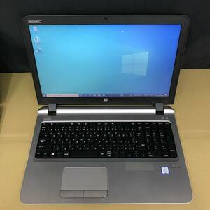 HP PROBOOK 450G3 Core i3-6100U 4GB HDD500GB /無線WiFi/WEBカメラ/Windows10 Pro　（2884-4）