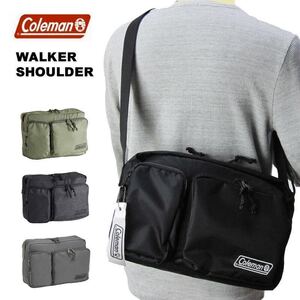 コールマン Coleman ウォーカーショルダー WALKER SHOULDER 軽量 B5 8L スクエア人気 レディース メンズ walker 正規品 ブラックヘザー