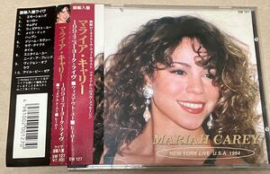 マライア・キャリー　1994ニューヨーク・ライヴ　MARIAH CAREY / NEW YORK CITY LIVE U.S.A. 1994　オーストラリア盤　帯付　希少盤