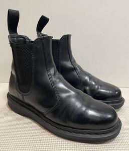 Dr Martens ドクターマーチン サイドゴアブーツUK6黒 レザーショートブーツ 