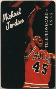 ☆ Michael Jordan NBA Telephone Card 2000枚限定 マイケル・ジョーダン