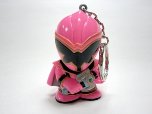 魔法戦隊マジレンジャー マジピンク ソフビ キーホルダー マスコット フィギュア 2005年 POWER RANGERS MYSTIC FORCE KEY CHAIN