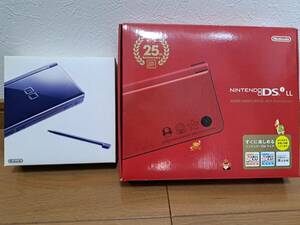 NINTENDO DS lite&DSi LL 25thAn 中古セット 箱あり ソフト付 GBA