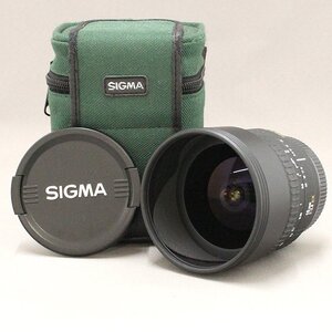 《中古》SIGMA 15mm F2.8 EX FISHEYE180° 動作確認済 魚眼レンズ SONY Aマウント ケース付 キズ・汚れあり（西）