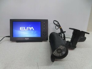 セット★ELPA CMS-C71/CMS-M71 増設用ワイヤレスカメラ モニター エルパ アダプター付き USED 10197★！！