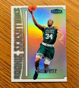 1999-00 Fleer Tradition Rookie Sensations Paul Pierce #17RS Celtics