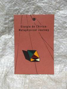 未使用●正規品　ピンバッジ　不安を与えるミューズたち　ジョルジュ・デ・キリコ　ピンズ●売切