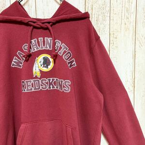 47Brand NFL Washington Redskins ワシントン・レッドスキンズ プリント スウェット パーカー M USA古着 アメリカ古着