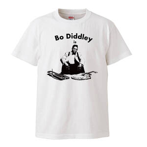 【XLサイズ Tシャツ】Bo diddley ボ・ディドリー 真島昌利 CHESS レコード R&B BLUES 50s 60s LP CD ロックンロール 鮎川誠