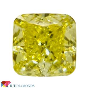 FANCY INTENSE YELLOW 0.380ct X/RT2762/CGL