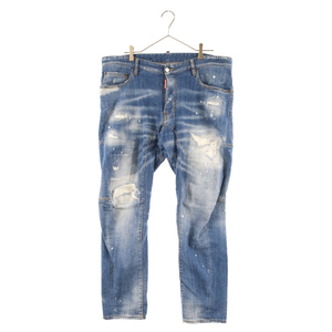 DSQUARED2 ディースクエアード 21SS 21SS Tidy Biker Jean タイディバイカージーンズ デニムパンツ S79LA0022 インディゴ