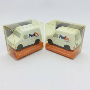 □２コセット□ Fedex PHONE HOLDER（フェデックス ミニカー型 フォーンホルダー）未使用品 