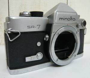 昭和レトロ 当時物 RETRO CAMERA MINOLTA ミノルタ フィルム カメラ 一眼レフ SR-7 ボディ Made in japan 日本製 ヴィンテージ