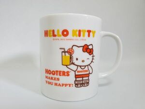 激レア 2012 サンリオ ハローキティ キティ HOOTERS フーターズ コラボ 限定 グッズ ロゴ 制服 陶器 マグカップ 未使用