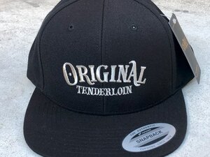 1円～1スタ 新品 正規品TENDERLOIN テンダーロイン CAP OT フラット バイザー ベースボール キャップ Original オリジナル BLACK ブラック