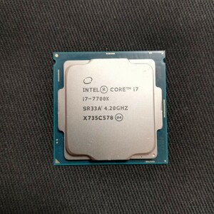 インテルCore i7 7700k付属品なし