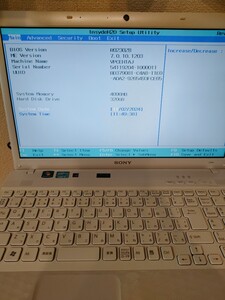 【used】SONY★VAIO VPCEH1AJ core i5 メモリ4G HDD320GB　ブルーレイディスクドライブ　 ノートパソコン　ソニー　 バイオ