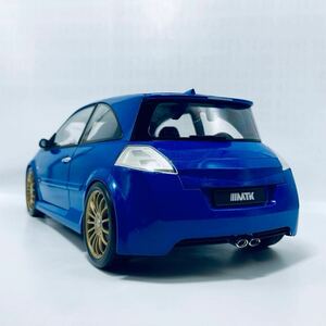 NOREV 1/18 RENAULT MEGANE R.S. 2004 MTK RACING VAMPIRE Dark Blue ルノー メガーヌ RS MTKレーシング ブルー 