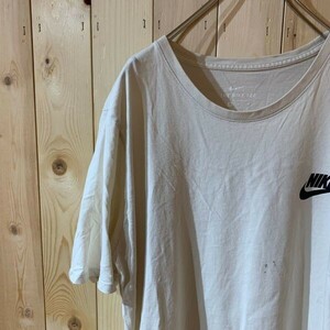 [KWT2027] NIKE 半袖Tシャツ メンズ ベージュクリーム M ポス