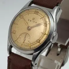 【精度良好】SEIKO Sマーク スモセコ 1954年製 ビンテージ手巻き時計