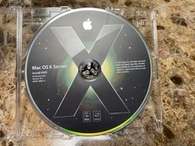 【シリアルナンバー欠品】アップル純正・Mac OSX Server/v,10.5